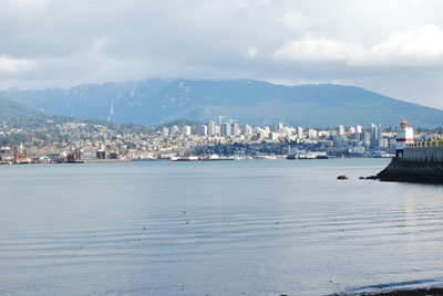 Une belle vue de Vancouver