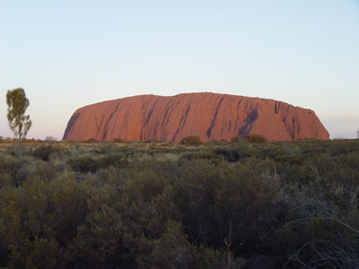 Le voici, l'Uluru
